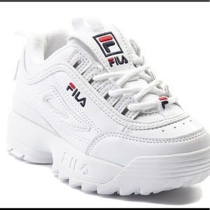 White Fila sneakers